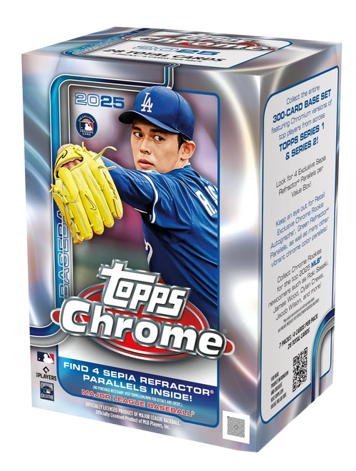 2025 Topps Chrome Baseball Blaster 40 Box Case