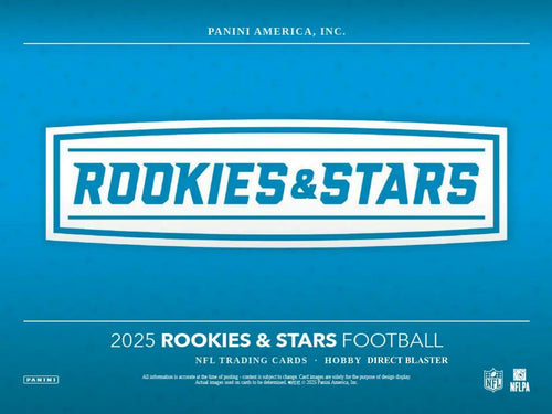 2025 Panini Rookies and Stars Football Gravity Feed 6 Box Case