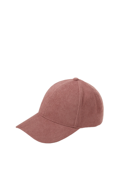 Dusty Rose Baseball Cap with Curved Brim, Classic Casual Style
